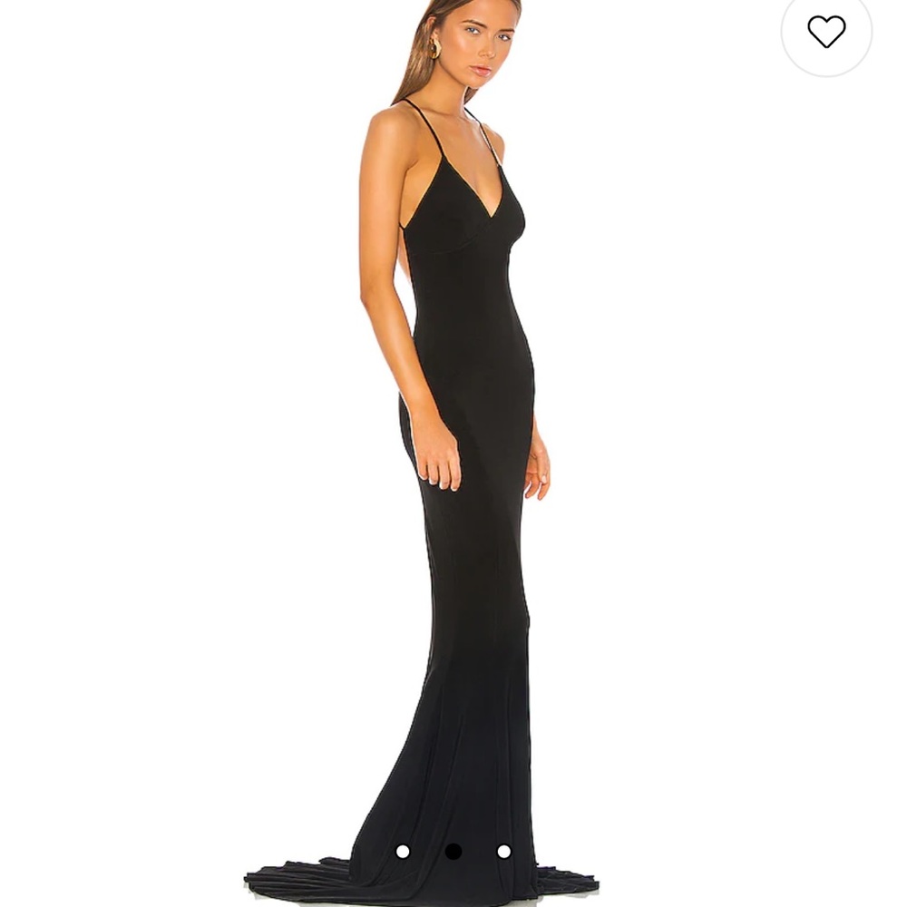 Norma Kamali fishtail gown